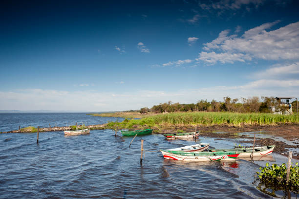イパカライ湖、サン サンバ  ーナディーノ、パラグアイ - パラグアイ ストックフォトと画像
