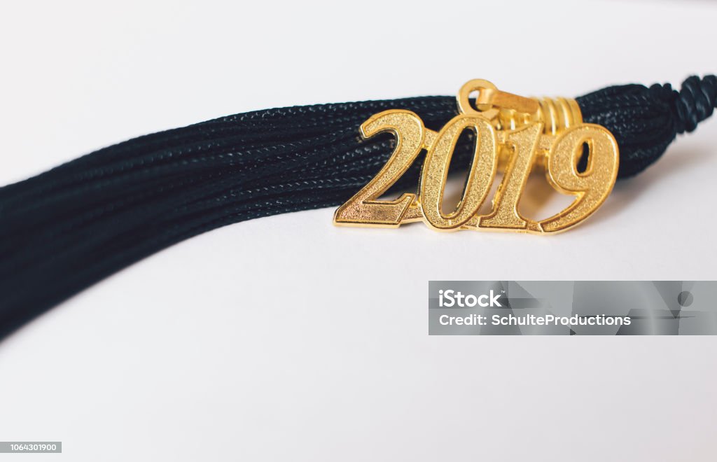 Tassel di laurea 2019 - Foto stock royalty-free di 2019