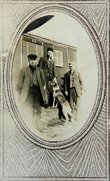 istock vintage portrait railroad workers 106430413