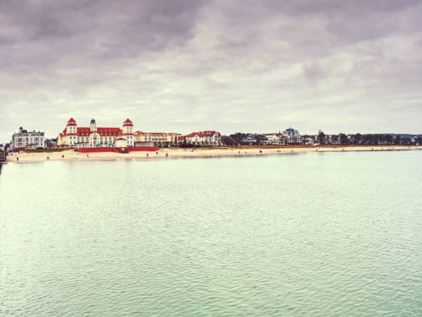 istock Kurhaus promenade, Binz, Germany. View from the beach bridge. 1064304262