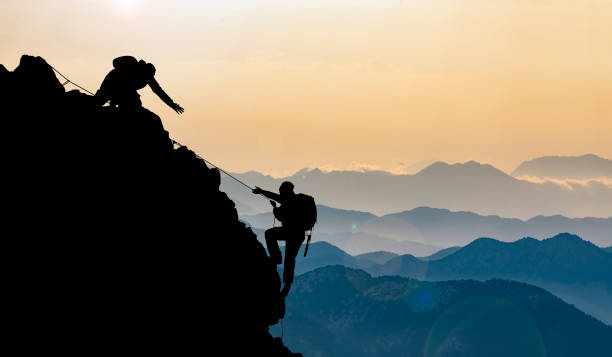 istock mountain range and peak climbing in the mountains 1064306126