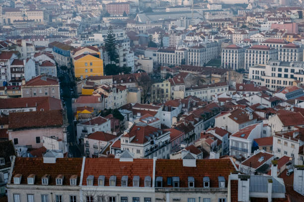 Lisbon from above. Portugal stock photo