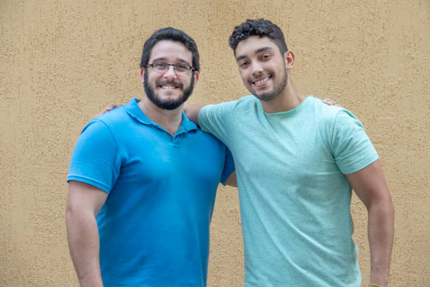 istock Two young brazilian men making business 1064314116