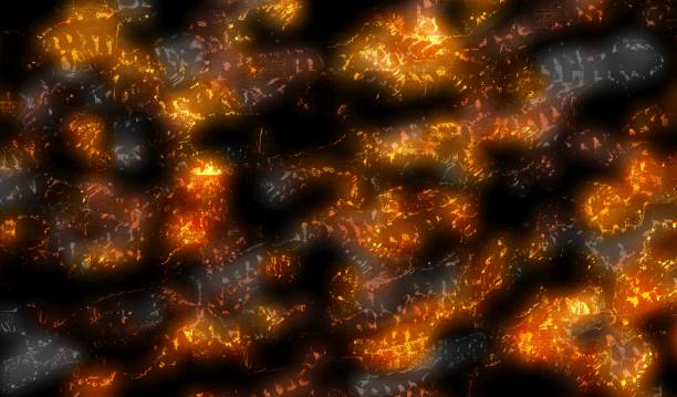 istock Glowing blurred gold background. Colorful abstract graphics. 1064320944