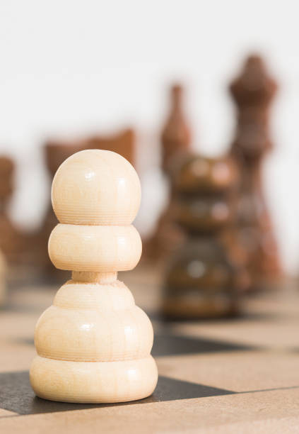 istock Chess photographed on a chessboard 1064325456