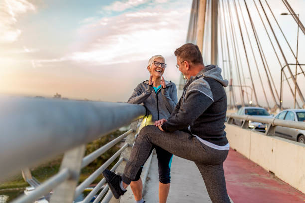 istock Are you challenging me to a run? 1064341182