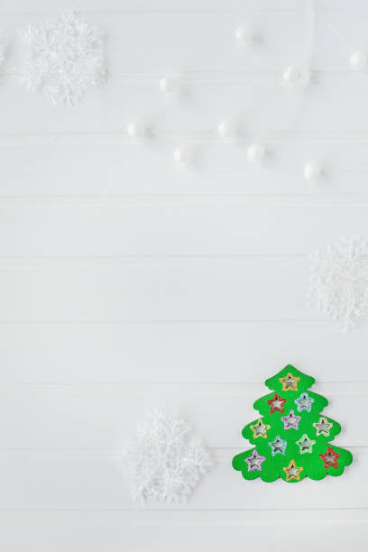 istock Merry Christmas and Happy New Year decorations on a white background 1064365850
