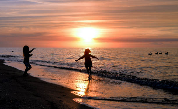 istock Sunset and Childhood 1064370640