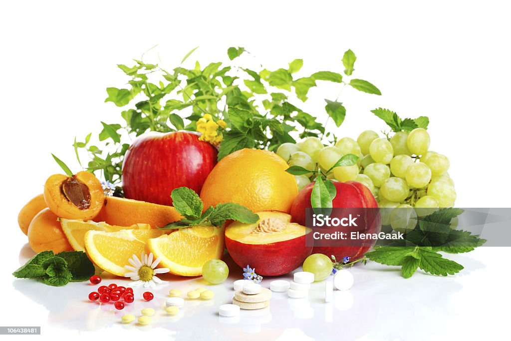 Frutta fresca e vitamine - Foto stock royalty-free di Albicocca