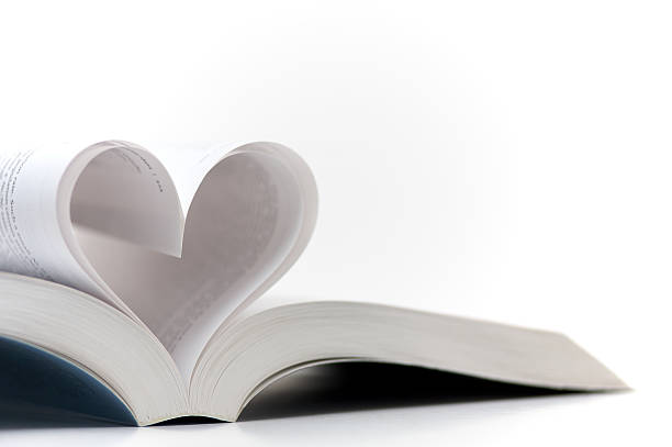istock Heart shape with pages of book 106439647