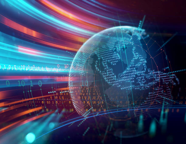 istock 3d rendering of earth futuristic technology 1064403380