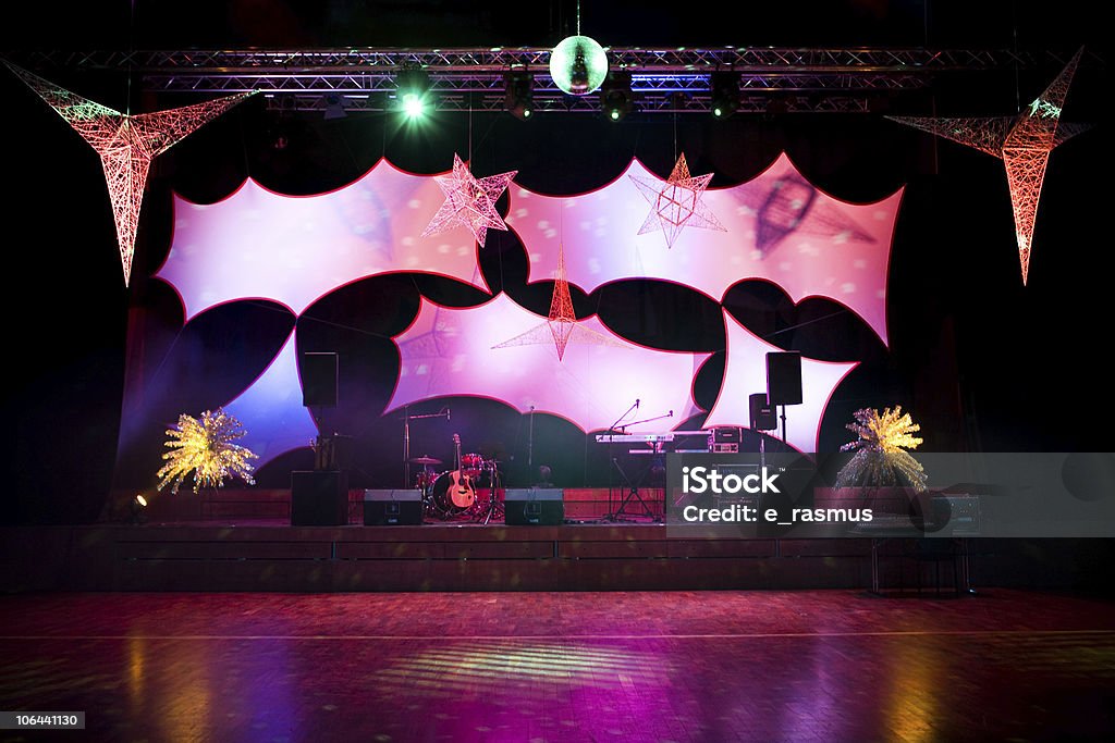 Palco vazio - Royalty-free Baile de Finalistas Foto de stock