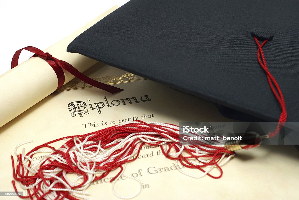 Students Success  Diploma Stock Photo