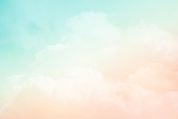istock artistic cloudy sky with pastel gradient color ,nature abstract background 1064416246