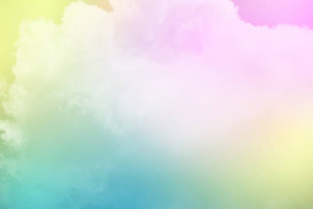 istock artistic cloudy sky with pastel gradient color ,nature abstract background 1064416260