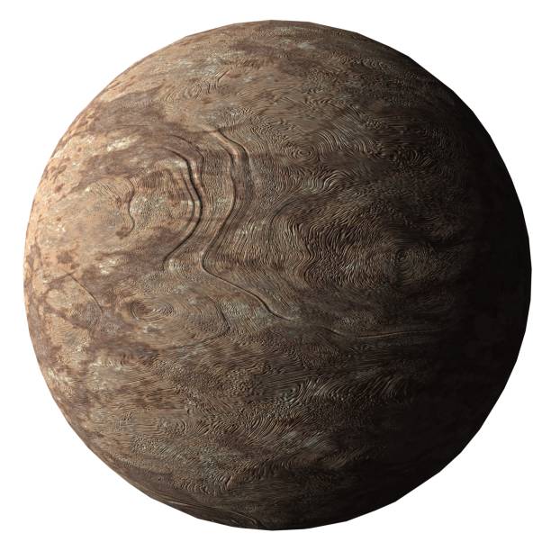 istock Fantasy planet 3d illustration isolated on white background 1064419386