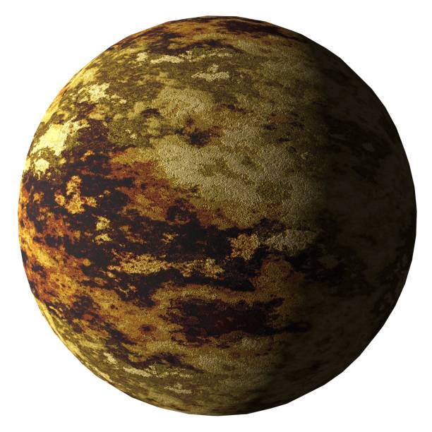 istock Fantasy planet 3d illustration isolated on white background 1064419440