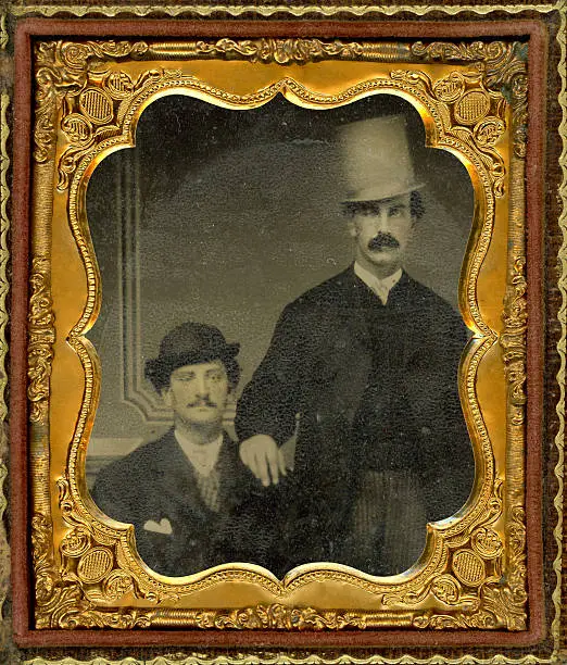 Photo of Tintype image of two men