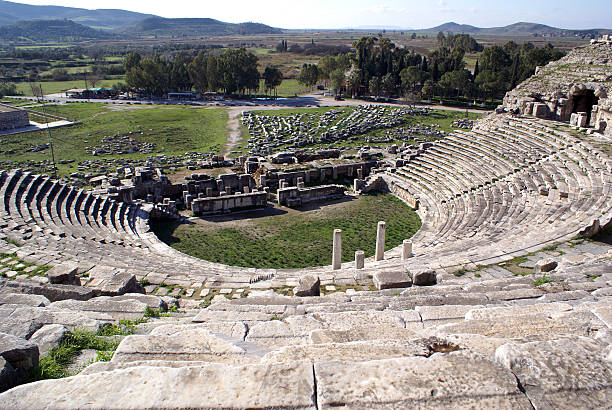 Teatro en mileto - foto de stock