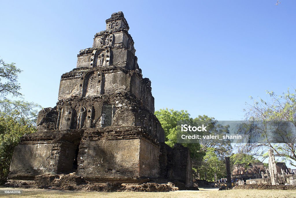 Tower em Polonnaruwa - Foto de stock de Andar do edifício royalty-free