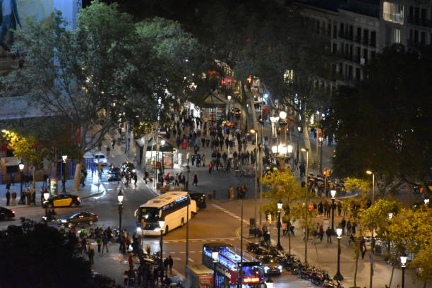 istock Aerial view of Catalunya Square 1064431562