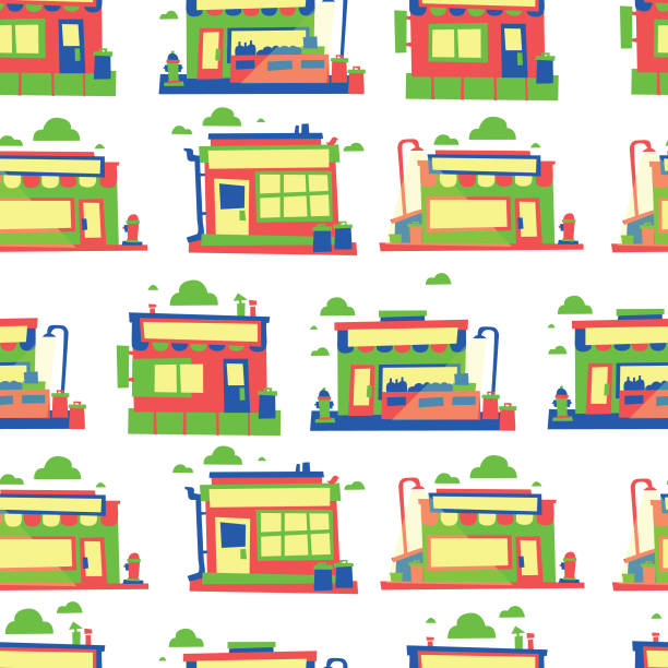 90+ Corner Store At Night Stock Illustrations, Royalty-Free Vector ...