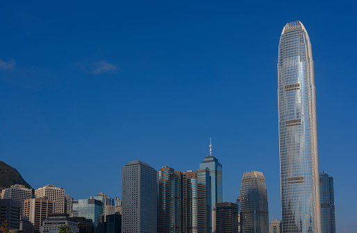 November 6, 2018, Hong Kong: View of Central District, Hong Kong, is seen on a sunny day.