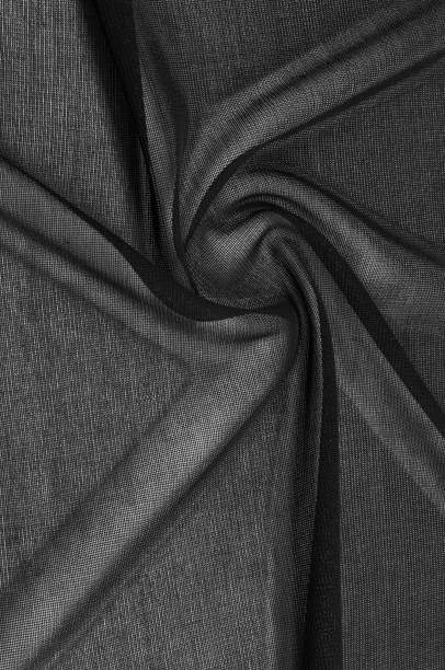 textura, fondo, patrón. tela negra transparente. estiramiento negro malla tela ver a través de pura elástico goth punk escena emo moda sexy moda transparente cubre hasta cuatro camino - 16710 fotografías e imágenes de stock