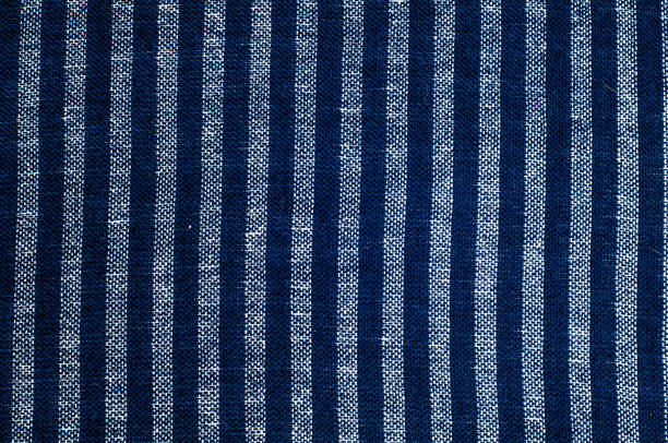 istock Texture, background, pattern. A woman's headscarf is dark blue. Square pattern of white metal fabric 1064453472