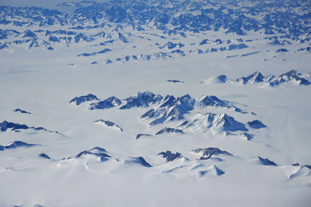 istock A look at Greenland from the air. 1064454580