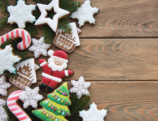 istock Christmas decoration with cookies 1064456290