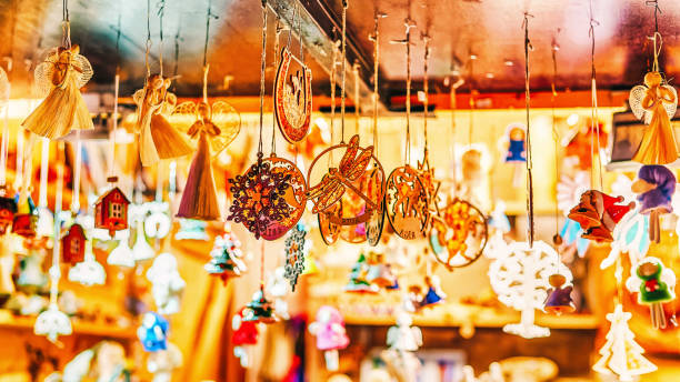 istock Ceramic souvenirs Christmas market in Riga 1064460716