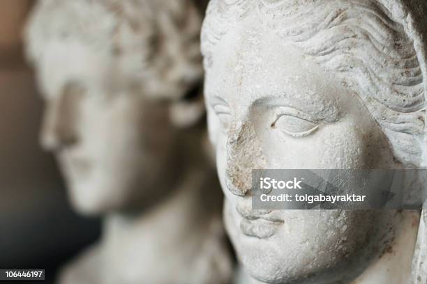 Starożytny Grecki Posąg Głowy - zdjęcia stockowe i więcej obrazów Grecja - Grecja, Kultura grecka, Rzeźba - Dzieło artystyczne