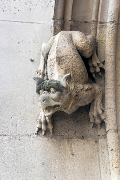 istock Gargoyles on the wall of a medieval building. 1064467956