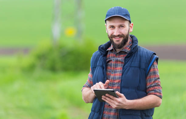 istock Farmer standing with arms crossed 1064469662