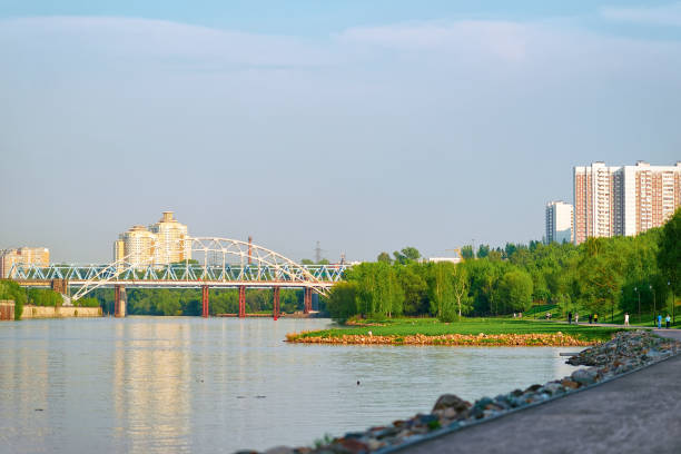 istock Scenery with Moskva River at Kolomenskoye park in Moscow 1064470112