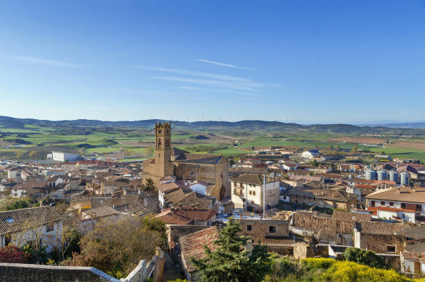 istock View of Artajona, Spain 1064472436
