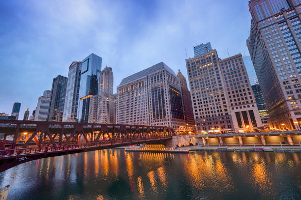 istock West Wacker Drive buildings in Chicago 1064475016