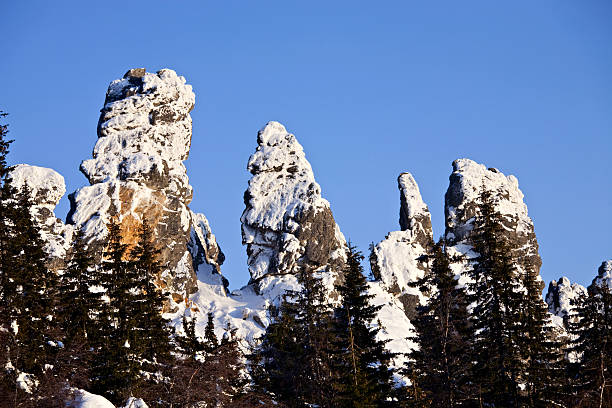istock Top of snow-covered rocks 106447849