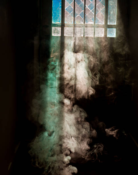 istock Smoke infront of door 1064478850