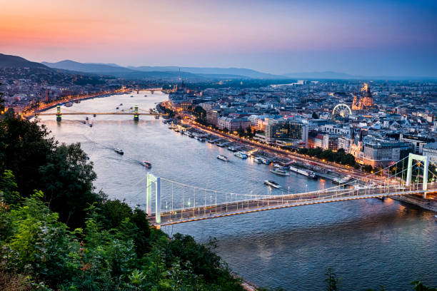 istock Budapest cityscape from Citadella 1064478974