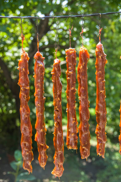 Churchkhela,  Sweet sujukh - nuts covered with grape juice