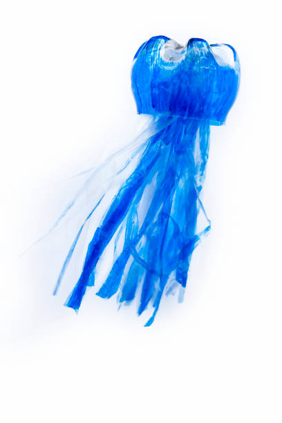istock Plastic bottle recycled in a jellyfish figure. Reuse garbabe 1064483908
