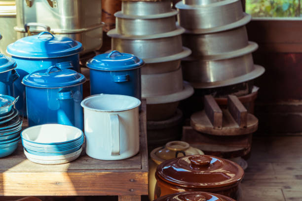 istock sundries retro cleaning goods background material 1064486062