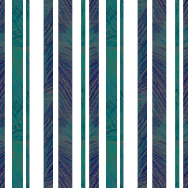 istock Seamless striped decor textured with color pencil hand drawing suitable for wallpaper background backdrop packaging wrapping 1064489306
