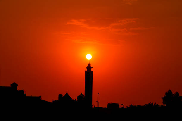 istock Silhouette Mosque at sunset time Jeddah Saudi Arabia 1064489746