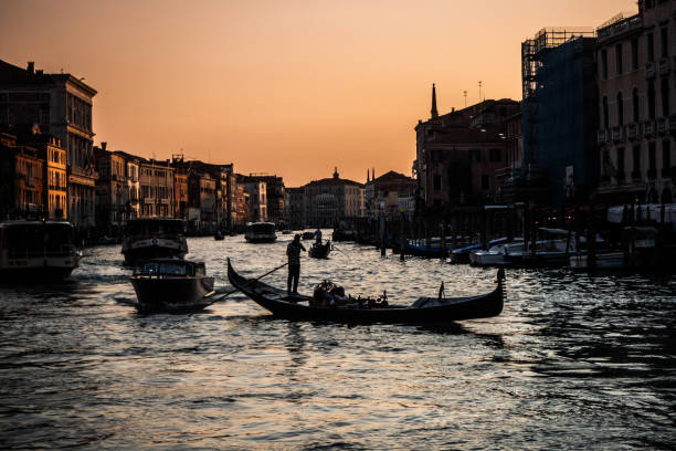 istock Gondolier at the Grand Canal in Venice 1064490992