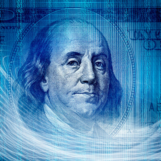 istock finance and business concept of money, dollar bill, and binary code 1064492222