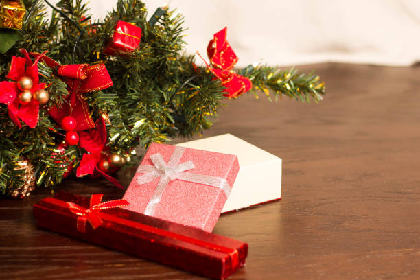 istock Christmas tree and New Year Card 1064494264