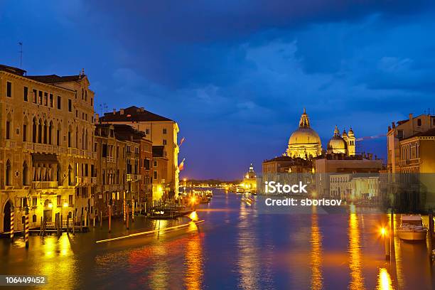 Venedig Bei Nacht Stockfoto und mehr Bilder von Abenddämmerung - Abenddämmerung, Adriatisches Meer, Architektur